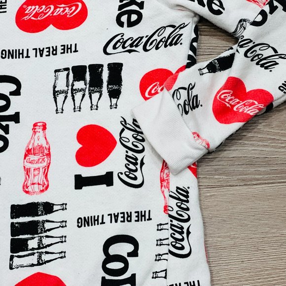 Coca-Cola Women’s Pullover Top  sweatshirt  Sz Small - Picture 5 of 9